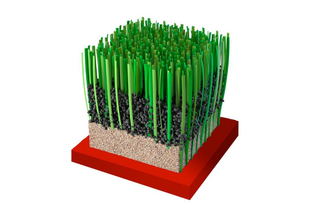 Césped artificial memory D40