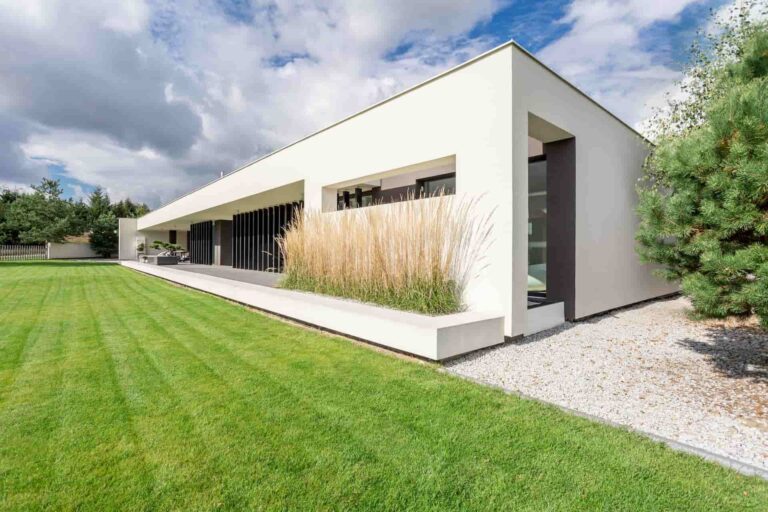 Trabajo césped residencial premium